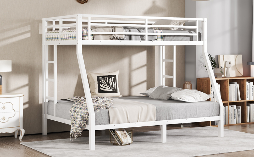 Metal Twin over Full Bunk Bed for Teens and Adults 14 Metal Twin over Full Bunk Bed for Teens and Adults