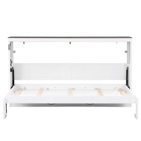 Twin Size Murphy Bed With LED Light, Can Be Folded Into A Cabinet, Hidden Wall Bed Cabinet