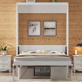 Full Size Murphy Bed with 2 Drawers