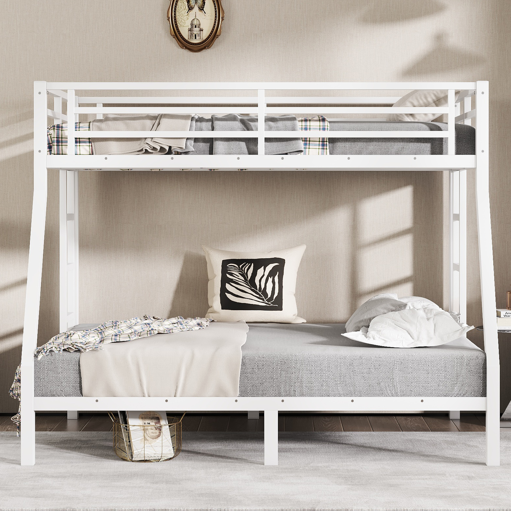 Metal Twin over Full Bunk Bed for Teens and Adults 4 Metal Twin over Full Bunk Bed for Teens and Adults