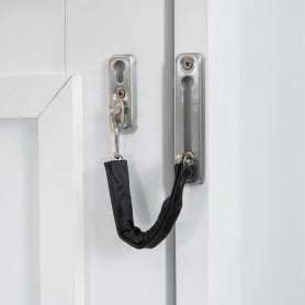 Full Xl Size Loft Bed With Storage Staircase And Full Size Murphy Bed With LED Light