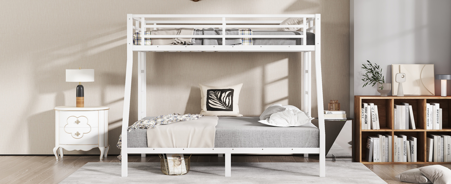 Metal Twin over Full Bunk Bed for Teens and Adults 17 Metal Twin over Full Bunk Bed for Teens and Adults