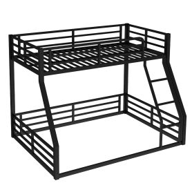 Metal Twin Xl Over Queen Floor Bunk Bed Frame