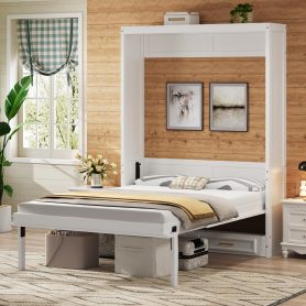 Full Size Murphy Bed with 2 Drawers