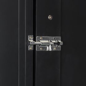 Queen Size Murphy Platform Bed with Shelf, Side Cabinets, Drawers and LED