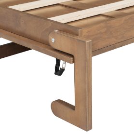 Twin Size Murphy Bed with Charging Station and a Drawer