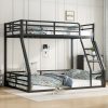 Metal Twin Xl Over Queen Floor Bunk Bed Frame 2 Metal Twin Xl Over Queen Floor Bunk Bed Frame