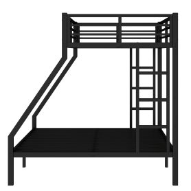 Metal Twin XL over Queen Bunk Bed for Teens and Adults, Black 24 Metal Twin XL over Queen Bunk Bed for Teens and Adults, Black