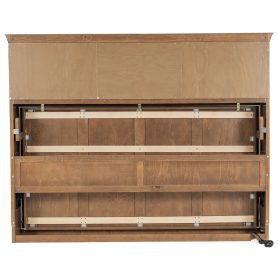 Twin Size Murphy Bed with Charging Station and a Drawer