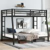 Metal Full XL Over Queen Bunk Bed