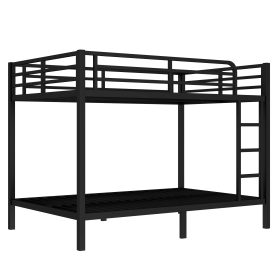 Metal Full XL over Full XL Bunk Bed for Teens and Adults