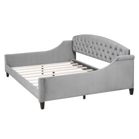Modern Luxury Tufted Button Daybed, Full