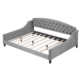 Modern Luxury Tufted Button Daybed, Full