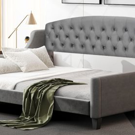 Modern Luxury Tufted Button Daybed, Full