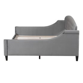 Modern Luxury Tufted Button Daybed, Full