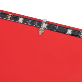 Full Size Wood Bunk Bed with height-adjustable Desk,Wardrobe,Ample Storage Space,and RGB Light