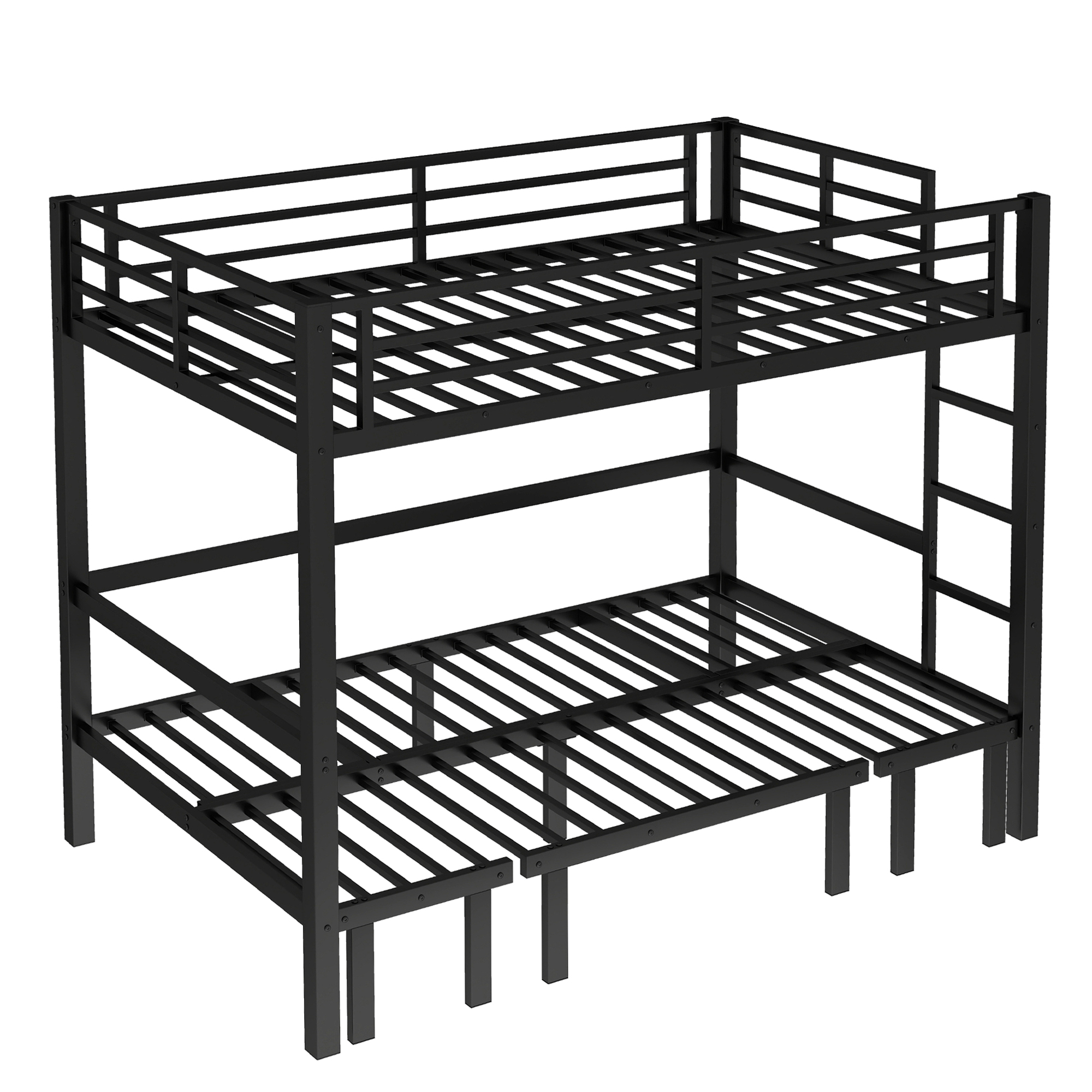 Full Over Full Size Pull-out Bunk Bed 17 Full Over Full Size Pull-out Bunk Bed