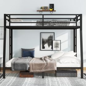 Metal Full XL Over Queen Bunk Bed
