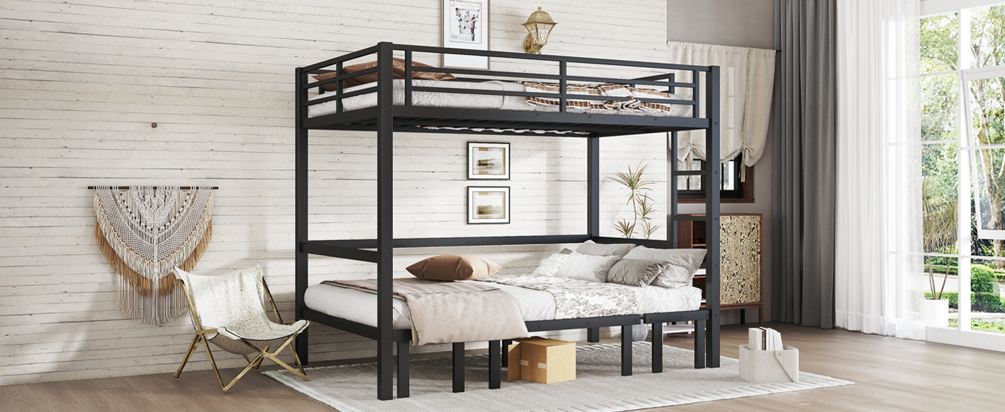 Full Over Full Size Pull-out Bunk Bed 5 Full Over Full Size Pull-out Bunk Bed