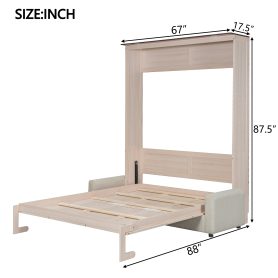 Queen Size Murphy Bed with Sofa and LED 31 Queen Size Murphy Bed with Sofa and LED