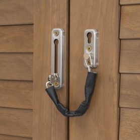 Queen Size Murphy Bed with Multiple Storage Shelves and Louvered Style Decoration