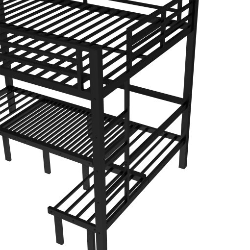 Queen Over Queen Size Pull-Out Bunk Bed