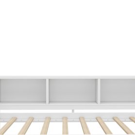 Twin Size Daybed With Trundle, Storage Drawers And Side Shelves 26 Twin Size Daybed With Trundle, Storage Drawers And Side Shelves