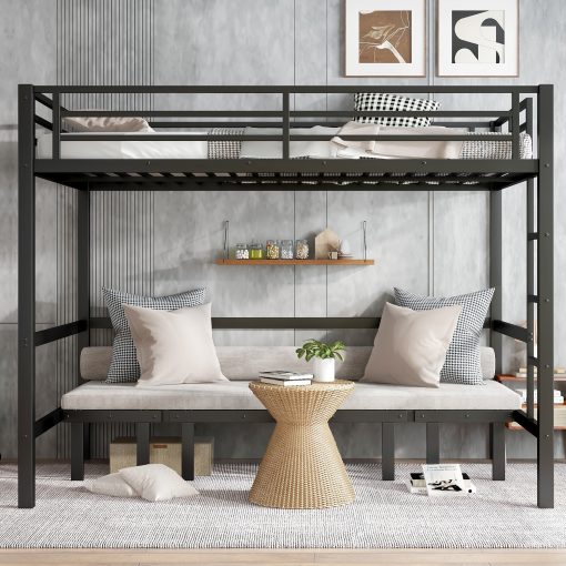 Queen Over Queen Size Pull-Out Bunk Bed