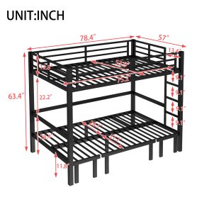 Full Over Full Size Pull-out Bunk Bed 38 Full Over Full Size Pull-out Bunk Bed