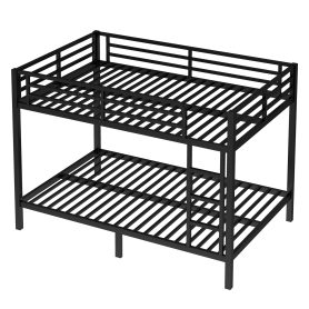 Metal Full XL over Full XL Bunk Bed for Teens and Adults