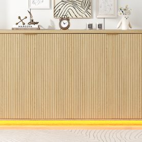 Twin Size Murphy Bed With LED Light, Can Be Folded Into A Cabinet