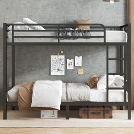 Metal Full XL over Full XL Bunk Bed for Teens and Adults