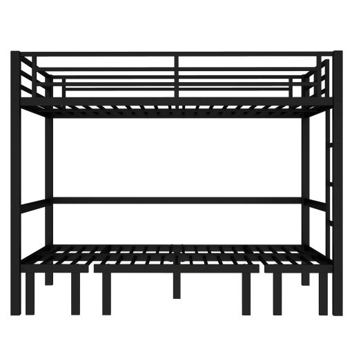 Queen Over Queen Size Pull-Out Bunk Bed