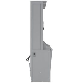 Queen Size Murphy Bed with Desk, LED Lights and USB Charging Station