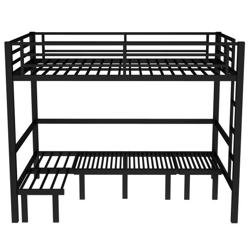 Queen Over Queen Size Pull-Out Bunk Bed