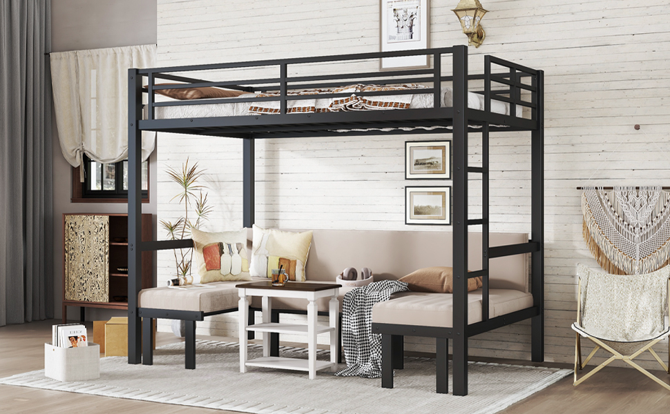 Full Over Full Size Pull-out Bunk Bed 9 Full Over Full Size Pull-out Bunk Bed