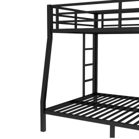 Metal Full XL Over Queen Bunk Bed