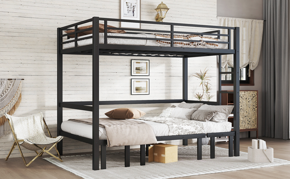 Full Over Full Size Pull-out Bunk Bed 8 Full Over Full Size Pull-out Bunk Bed