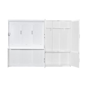 Queen Size Murphy Bed Wall Bed with Closet
