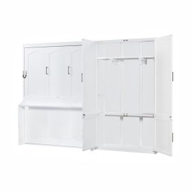 Queen Size Murphy Bed Wall Bed with Closet