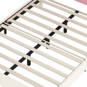 Full Size Upholstered Princess Bed With Crown Headboard 22 Full Size Upholstered Princess Bed With Crown Headboard