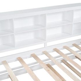 Wooden Twin Size Daybed With Twin Trundle, Storage Shelf and USB Charging Ports 34 Wooden Twin Size Daybed With Twin Trundle, Storage Shelf and USB Charging Ports