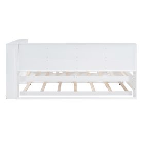 Wooden Twin Size Daybed With Twin Trundle, Storage Shelf and USB Charging Ports 29 Wooden Twin Size Daybed With Twin Trundle, Storage Shelf and USB Charging Ports