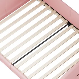 Twin Size Upholstered Rabbit-Shape Princess Bed