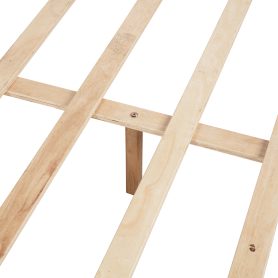 Queen Size Wood Bed with Piano Key Style Upholstered Headboard 29 Queen Size Wood Bed with Piano Key Style Upholstered Headboard