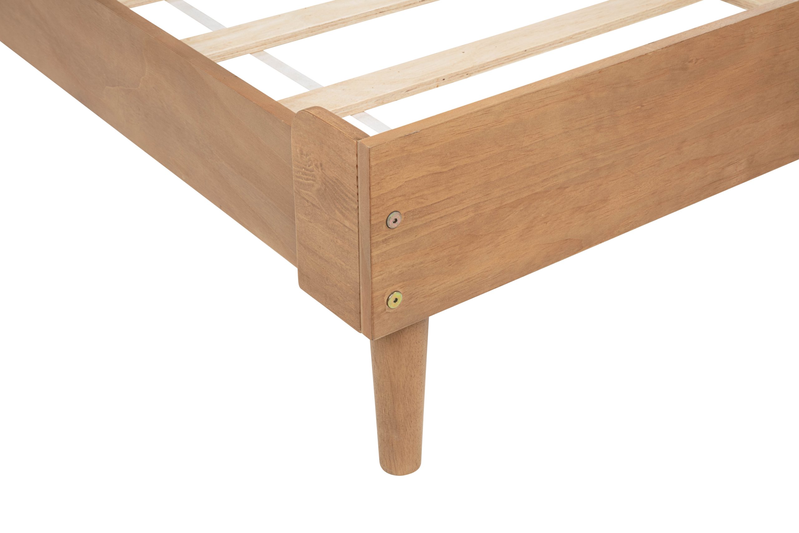 Queen Size Wood Bed with Piano Key Style Upholstered Headboard 7 Queen Size Wood Bed with Piano Key Style Upholstered Headboard