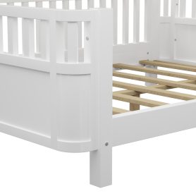 Full Size Wood Platform Bed For Kids