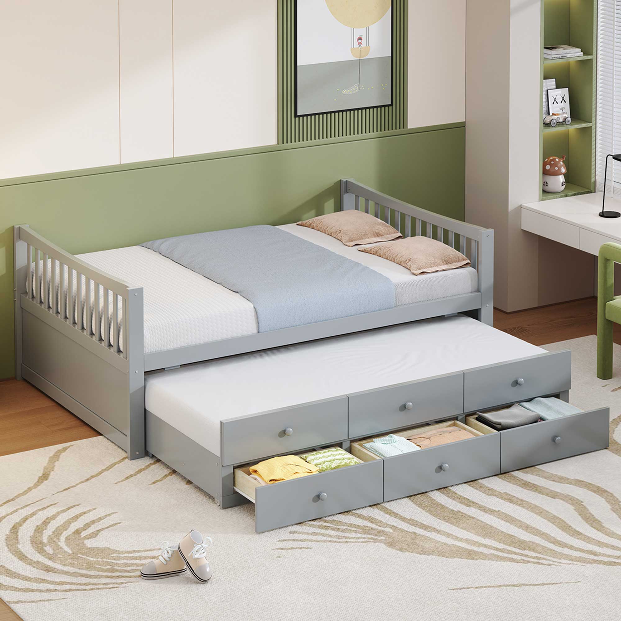 Assembly Instruction For LP100341AAE 10 Full Size Daybed with Twin size Trundle and Drawers