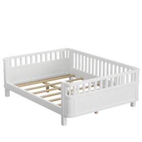 Full Size Wood Platform Bed For Kids
