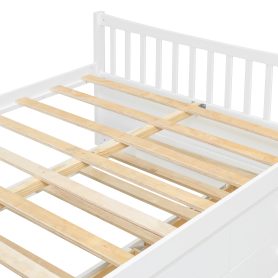 Full Size Daybed with Twin size Trundle and Drawers